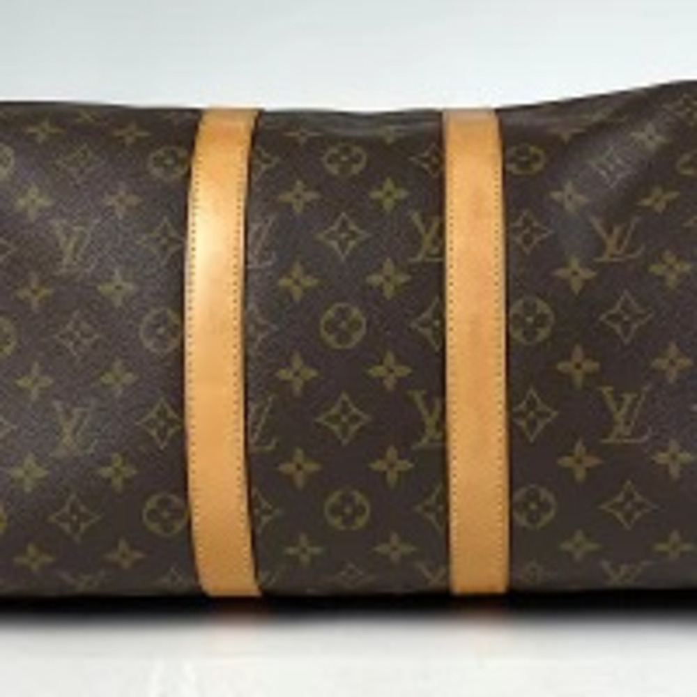 Louis Vuitton Bag Shoulder Keepall Business Bandoulire Travel Trip Boston Black